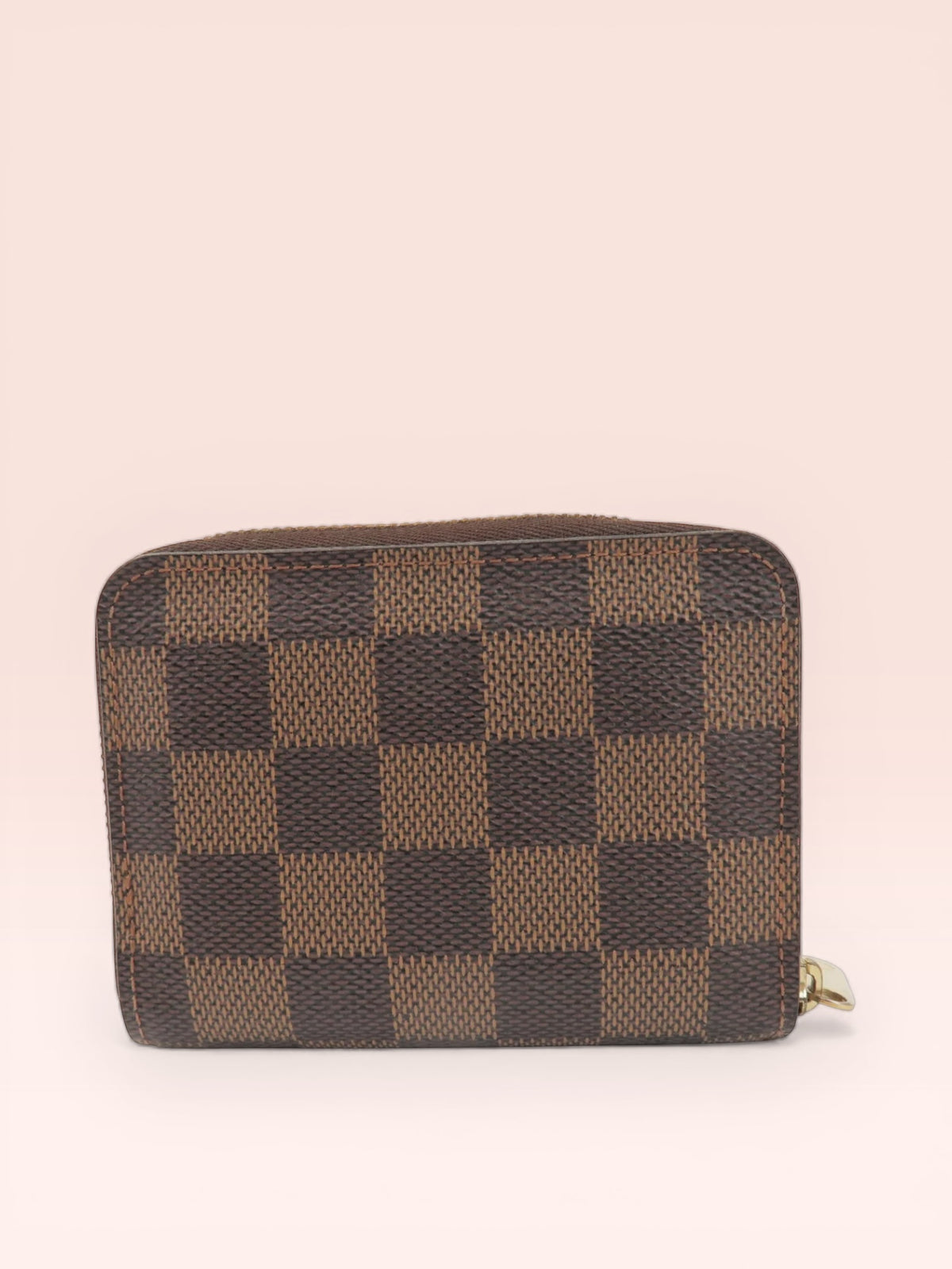 Louis Vuitton Damier Ebene Canvas Zippy Coin Case 2009