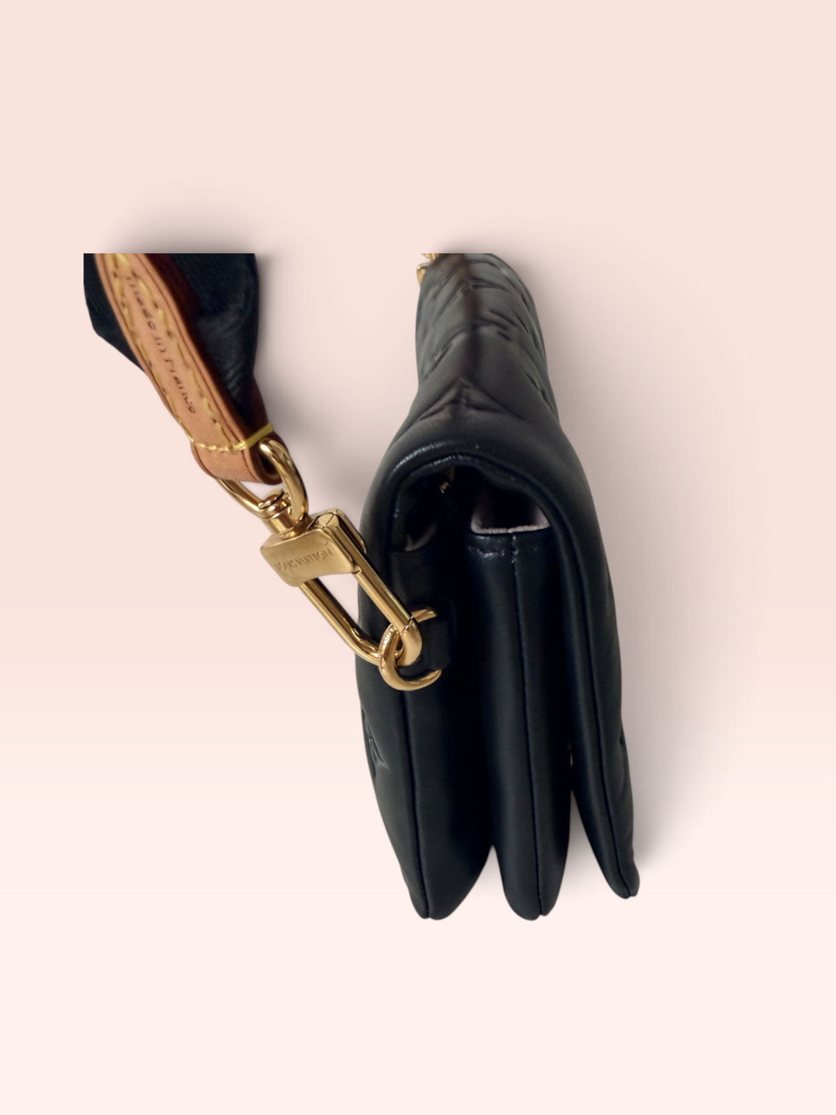 Louis Vuitton Soft Lambskin Pochette Coussin Microchipped