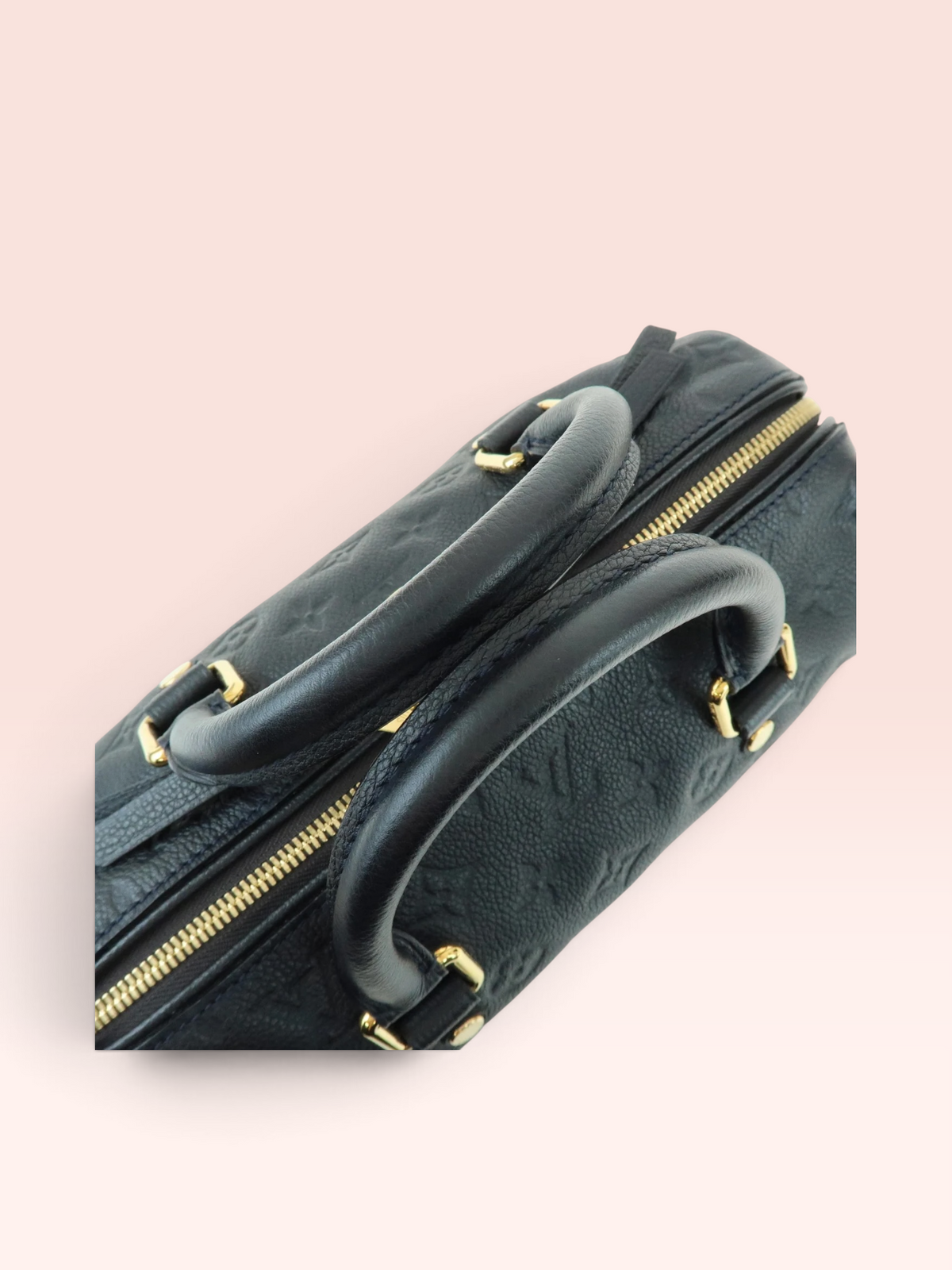 LOUIS VUITTON MONOGRAM EMPREINTE SPEEDY 25 NAVY 2012