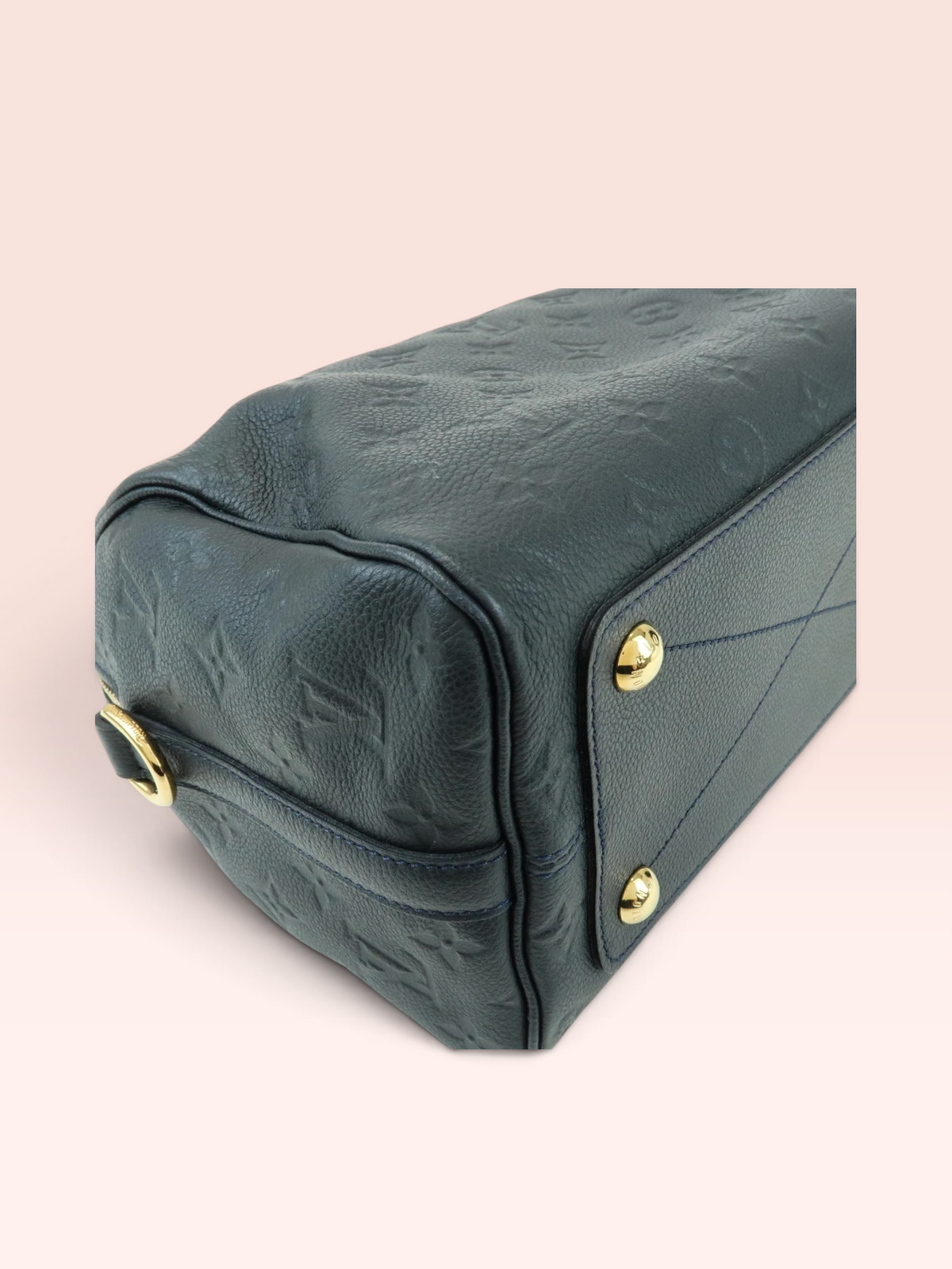 LOUIS VUITTON MONOGRAM EMPREINTE SPEEDY 25 NAVY 2012