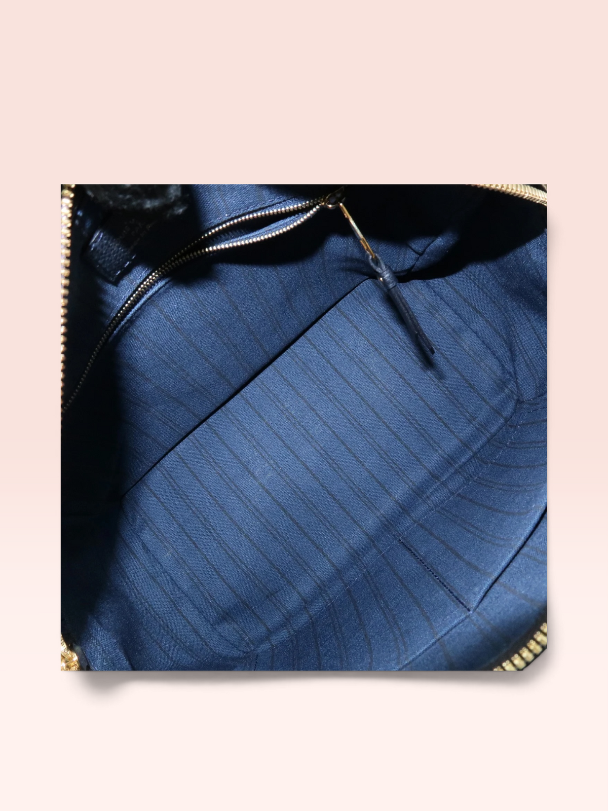 LOUIS VUITTON MONOGRAM EMPREINTE SPEEDY 25 NAVY 2012