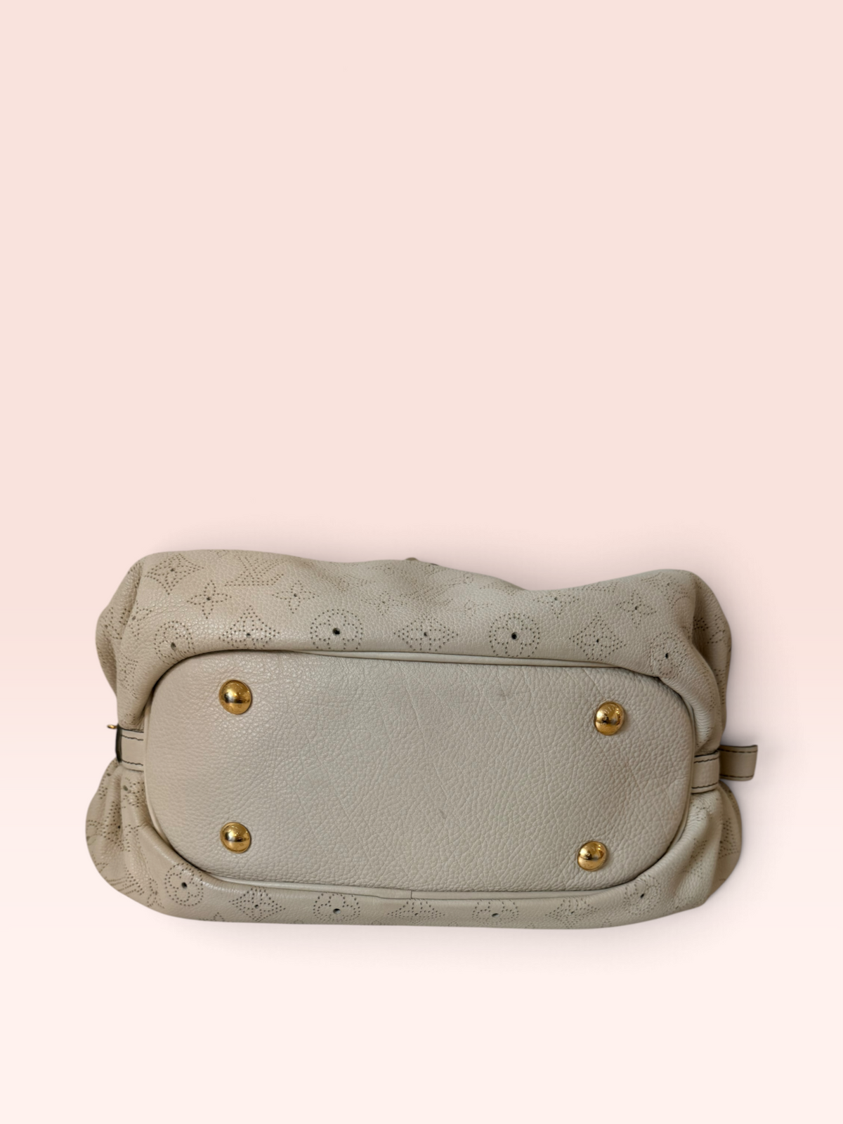 Louis Vuitton Monogram Mahina Leather Hobo XS Shoulder Bag 2009