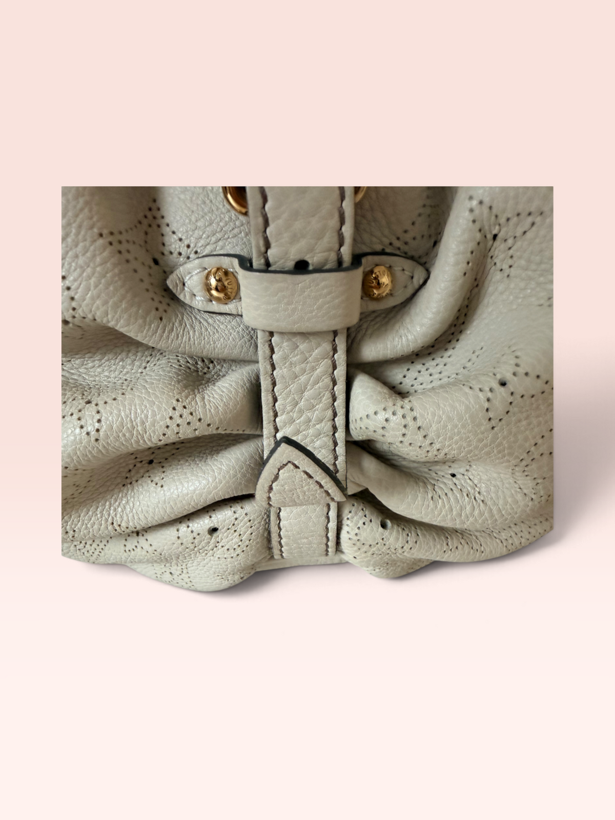 Louis Vuitton Monogram Mahina Leather Hobo XS Shoulder Bag 2009
