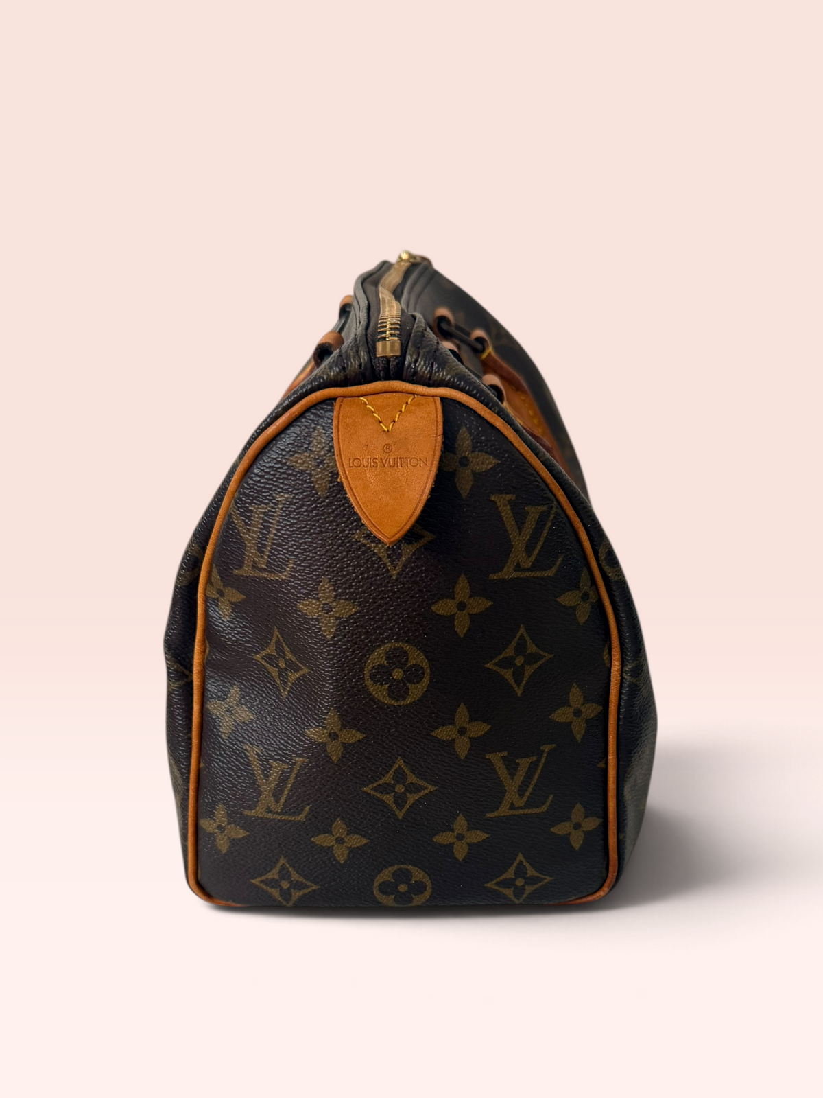 Louis Vuitton Monogram Canvas Speedy 25 1991 w Lock and Key