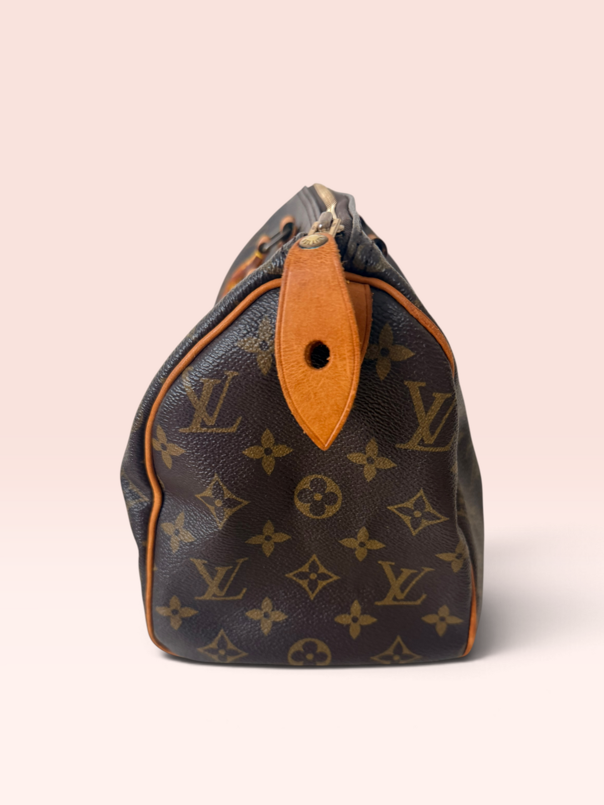 Louis Vuitton Monogram Canvas Speedy 25 1991 w Lock and Key