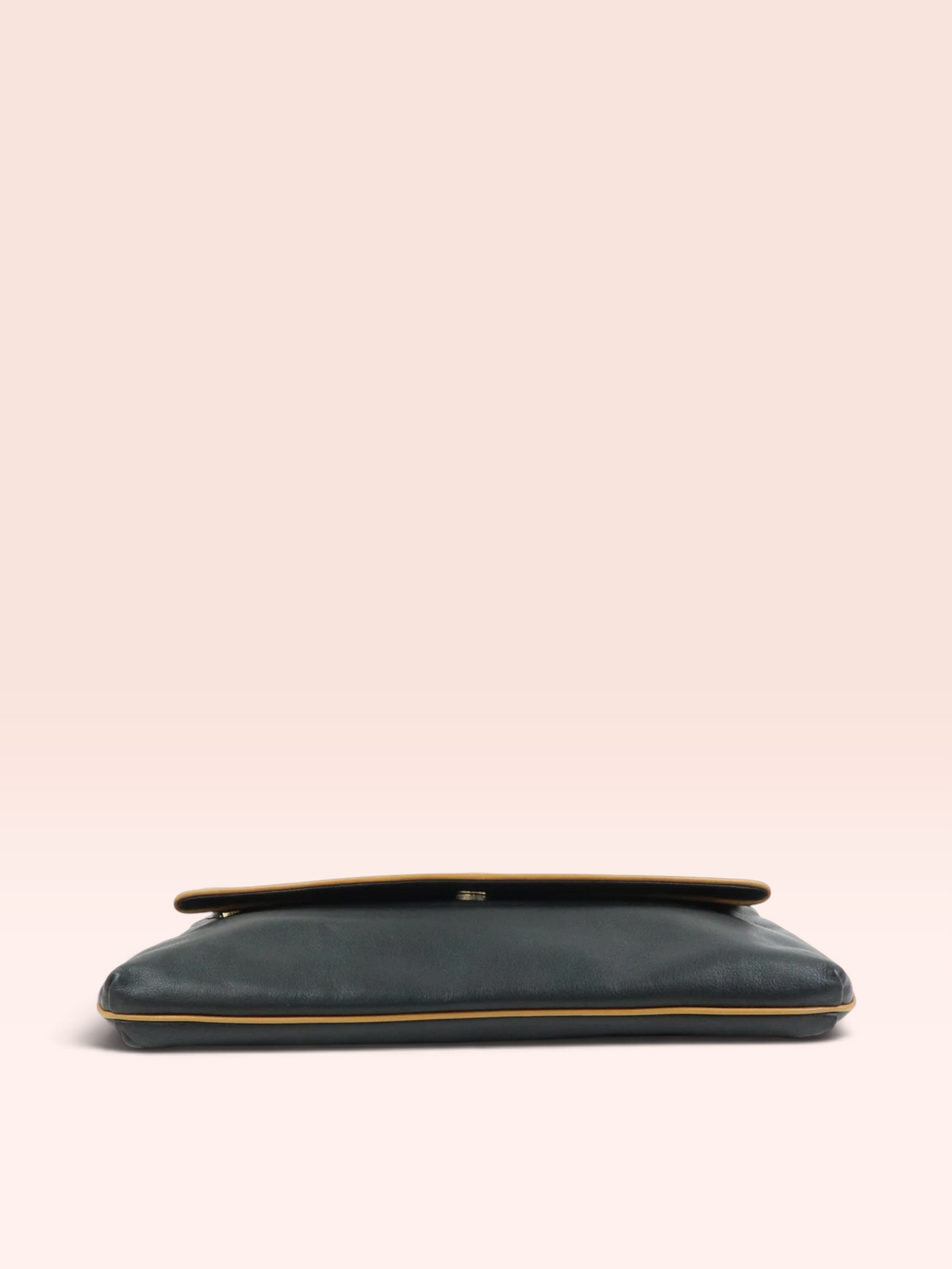 Celine Leather Macadam Vintage Leather Clutch
