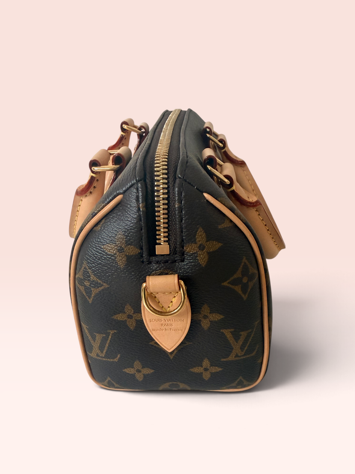 Louis Vuitton Monogram Canvas Speedy 20 with Strap (RFID)