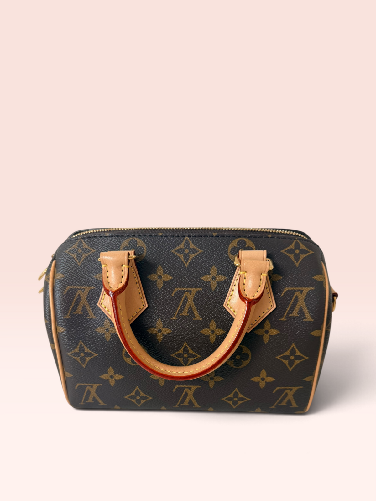 Louis Vuitton Monogram Canvas Speedy 20 with Strap (RFID)