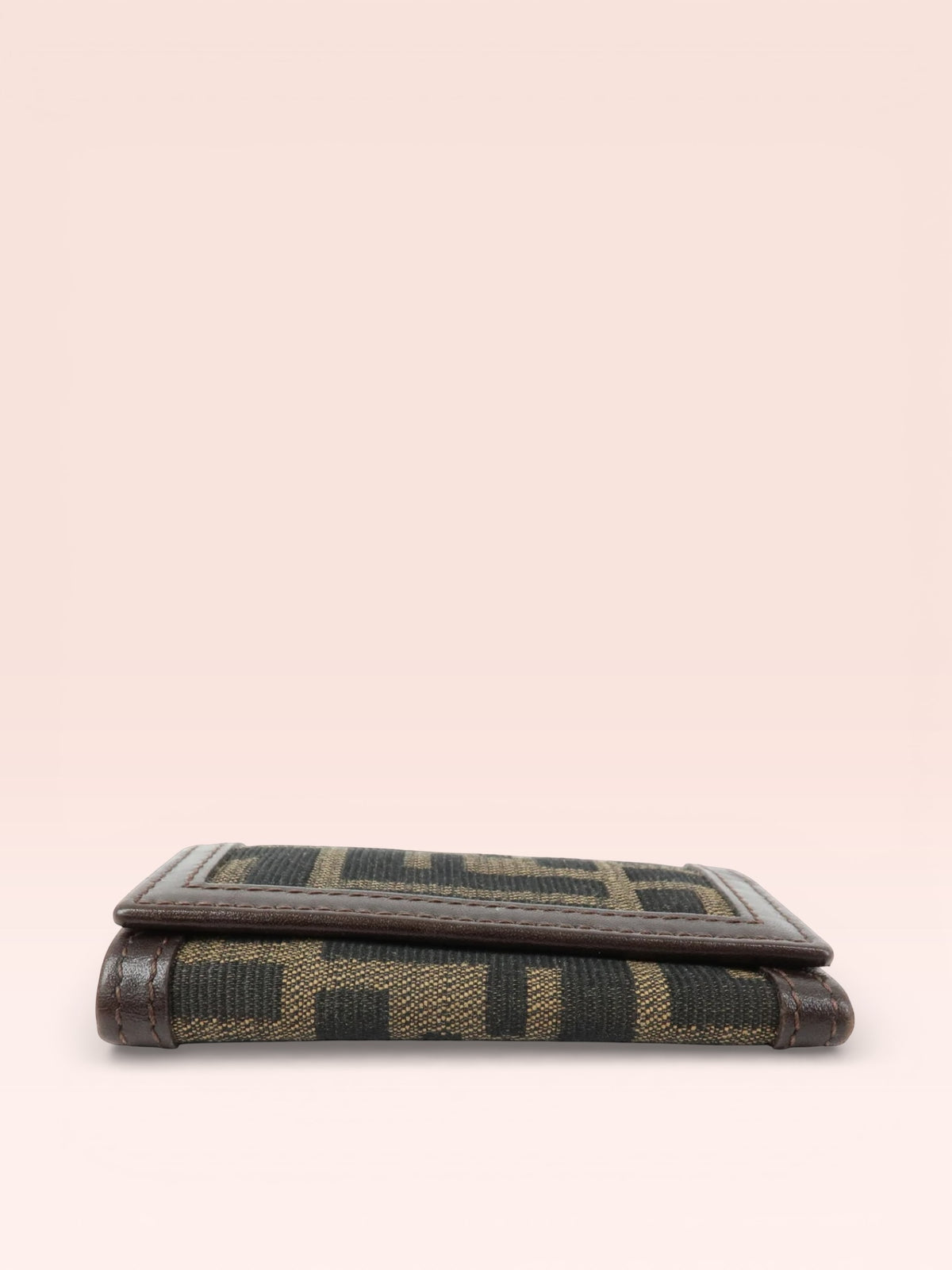 Fendi Canvas Zucca 6 Ring Key Case
