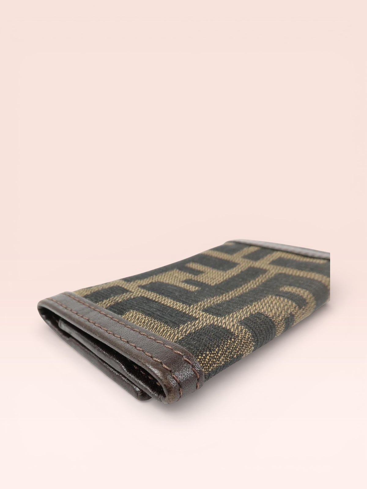 Fendi Canvas Zucca 6 Ring Key Case
