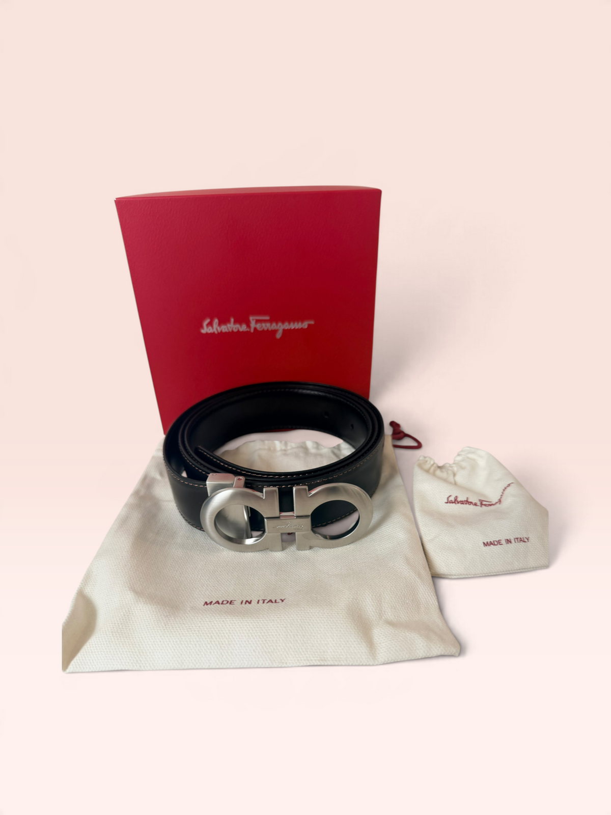 Salvatore Ferragamo Reversible Belt 105 cm (Full Set)