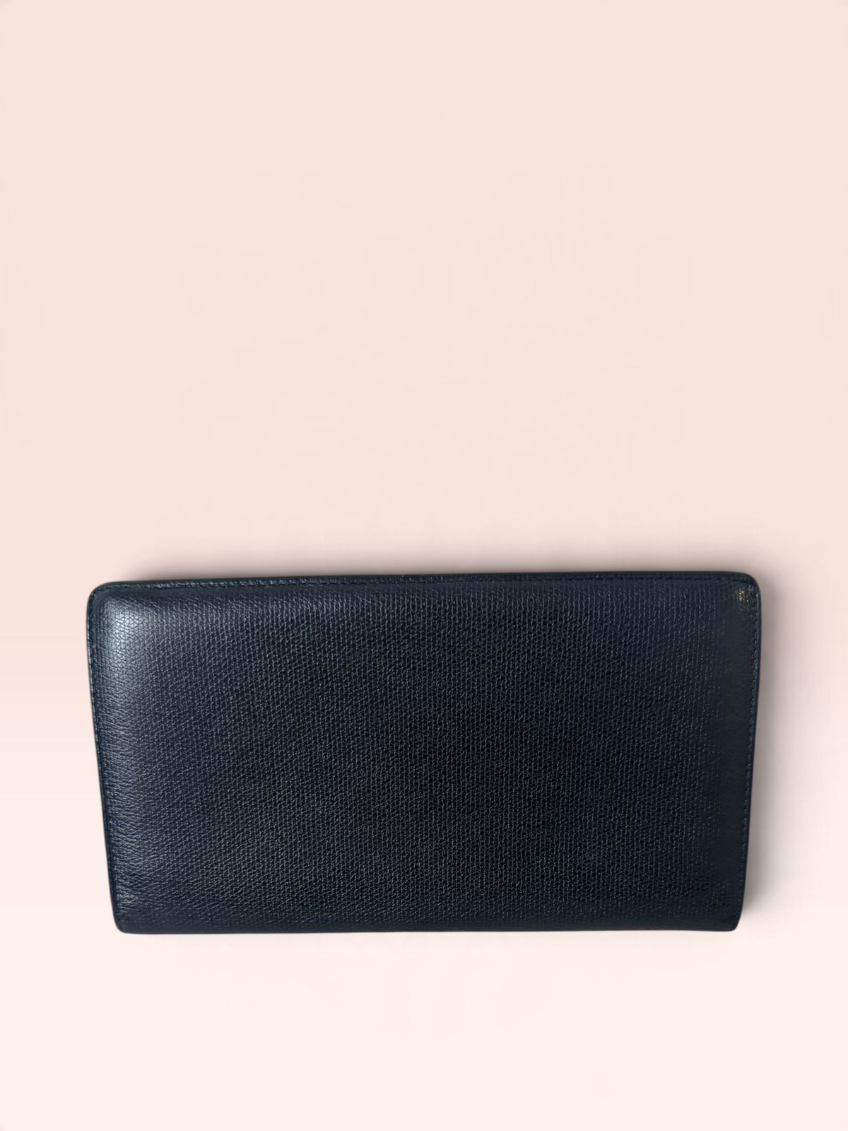Chanel Coco Button Grained Calfskin Long Wallet (Black) 10 series 2005-2006