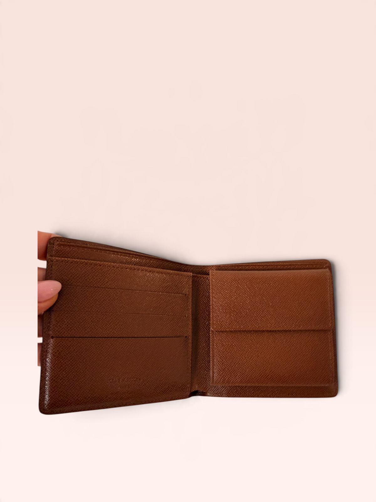Louis Vuitton Monogram Canvas Bifold Wallet 1991 w(Full Set)