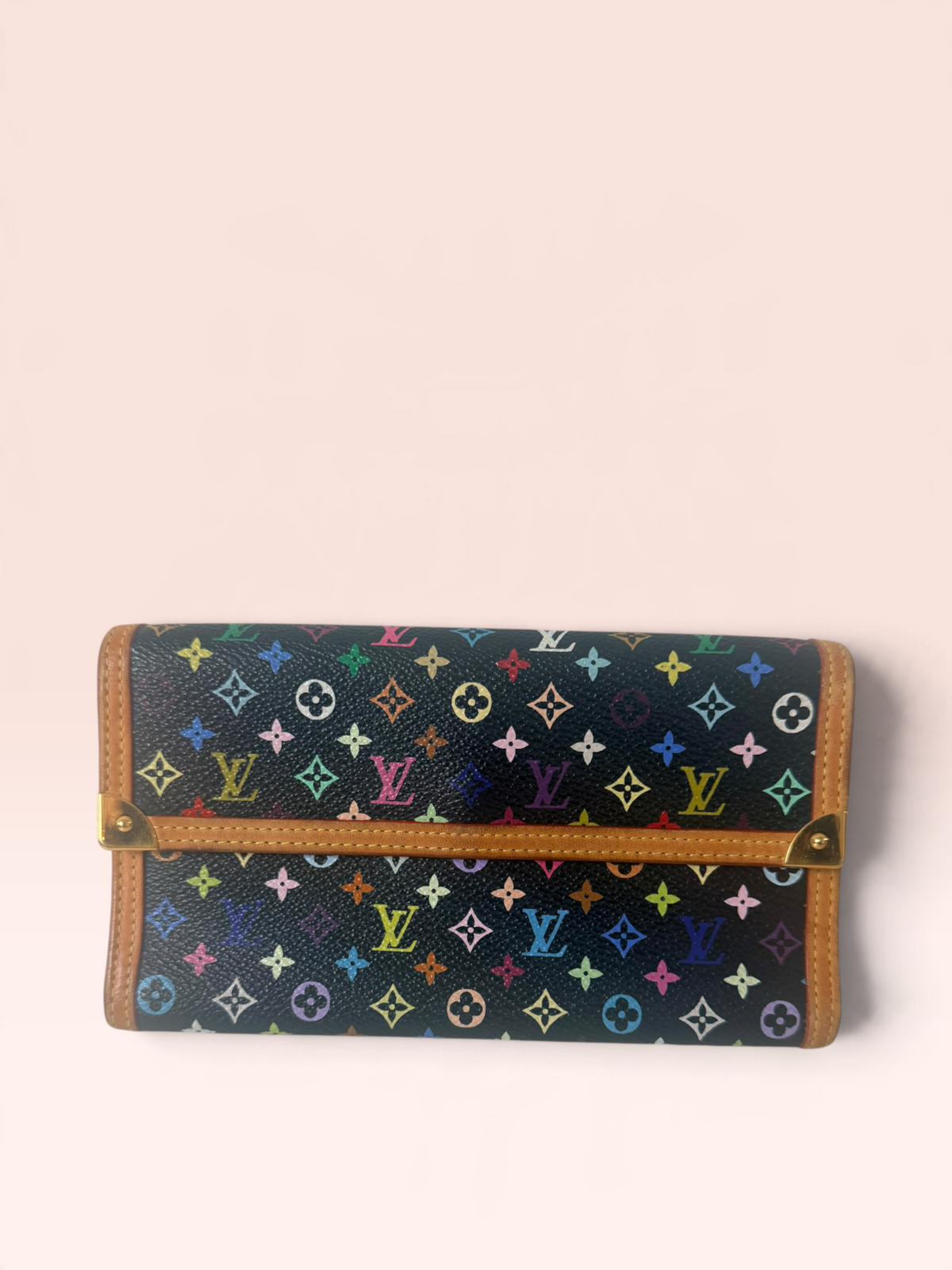 Louis Vuitton Monogram Multicolor Porte Trésor International Wallet 2007