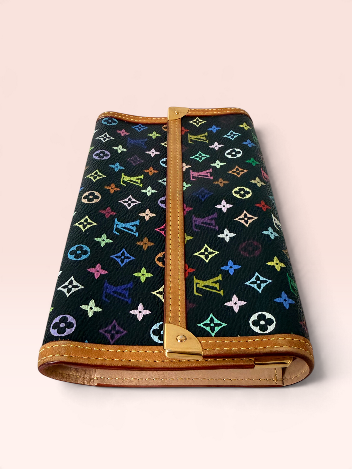 Louis Vuitton Monogram Multicolor Porte Trésor International Wallet 2007