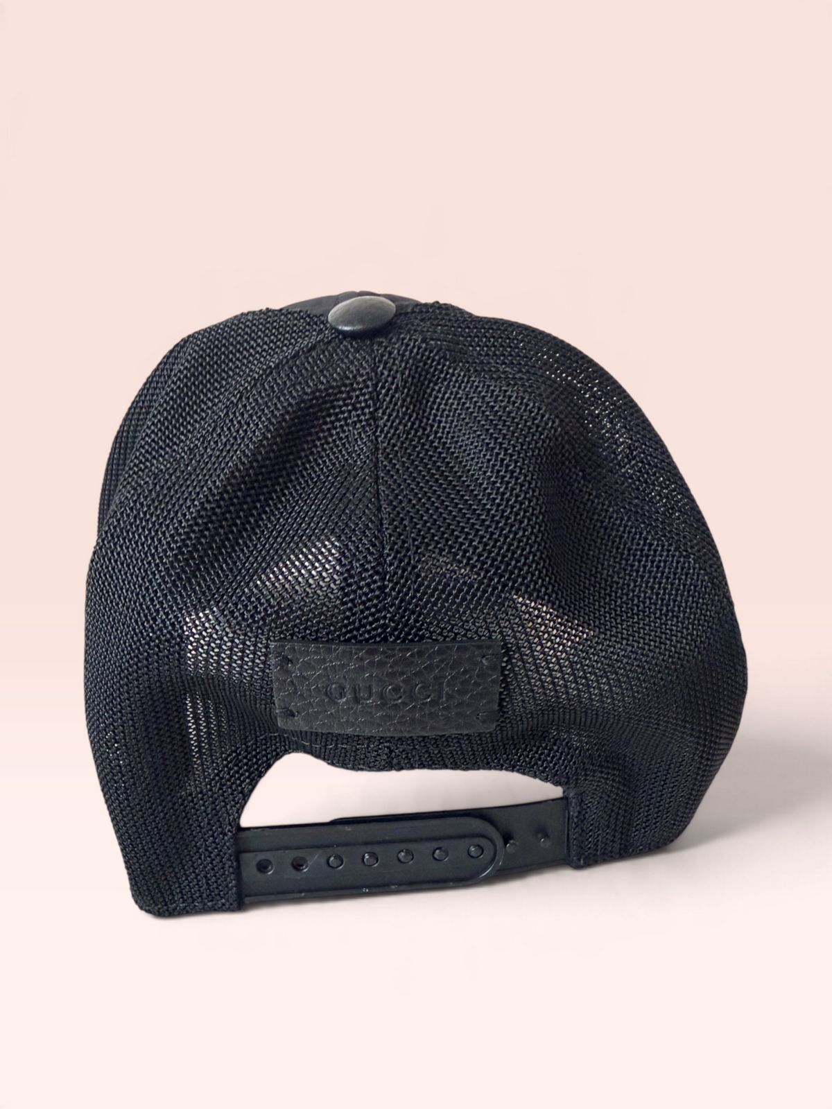 Gucci GG Nylon Baseball Cap Size L 59 cm (Black)
