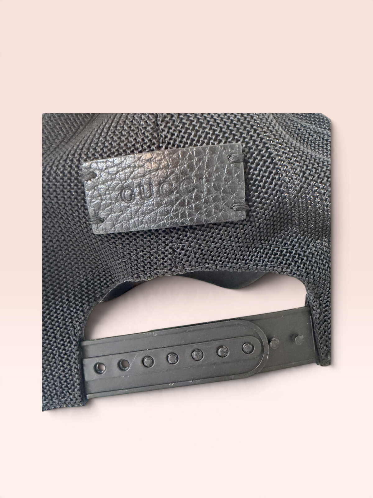 Gucci GG Nylon Baseball Cap Size L 59 cm (Black)