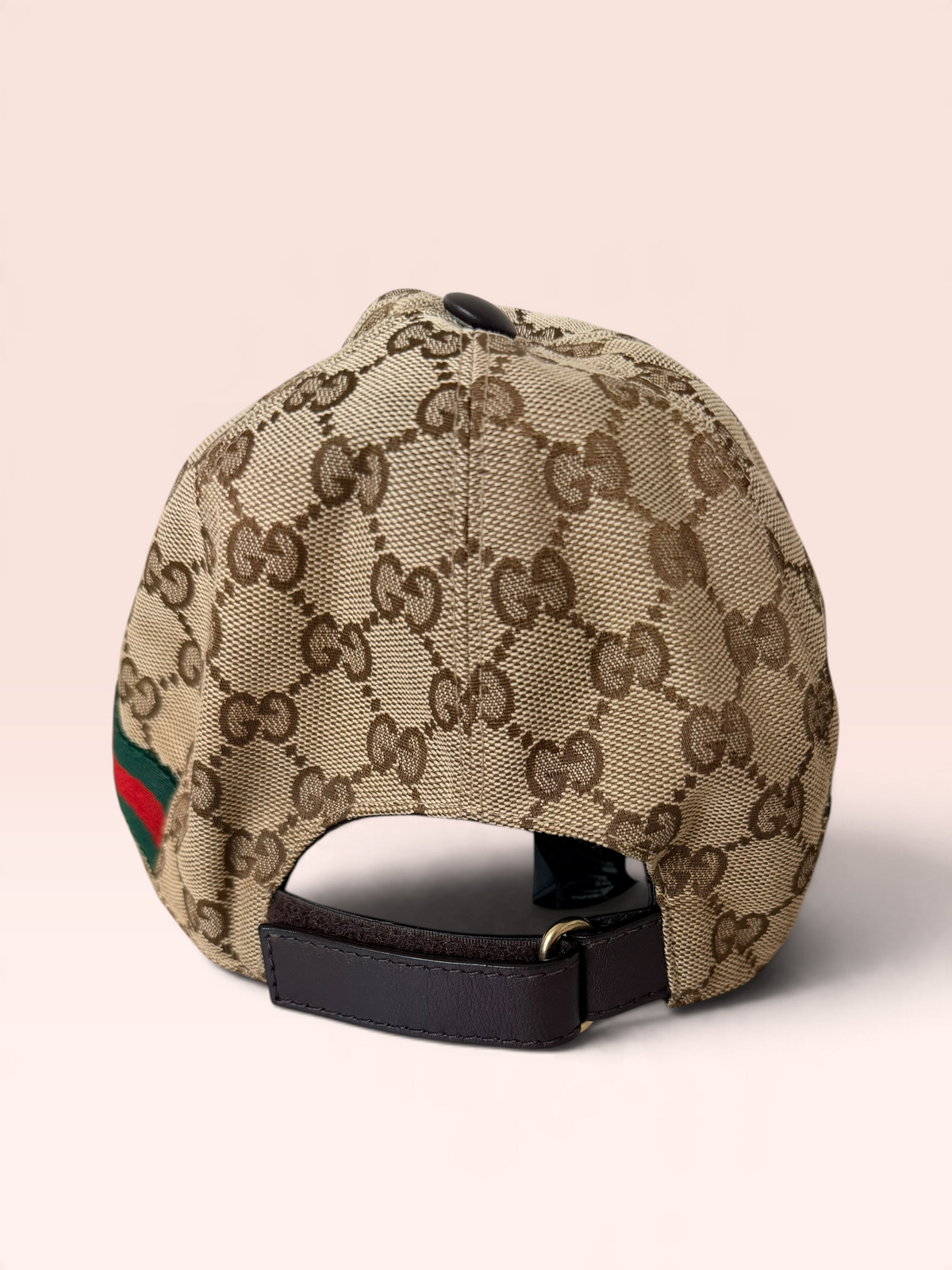 Gucci GG Canvas Baseball Cap with Web (Dustbag) Size S 57