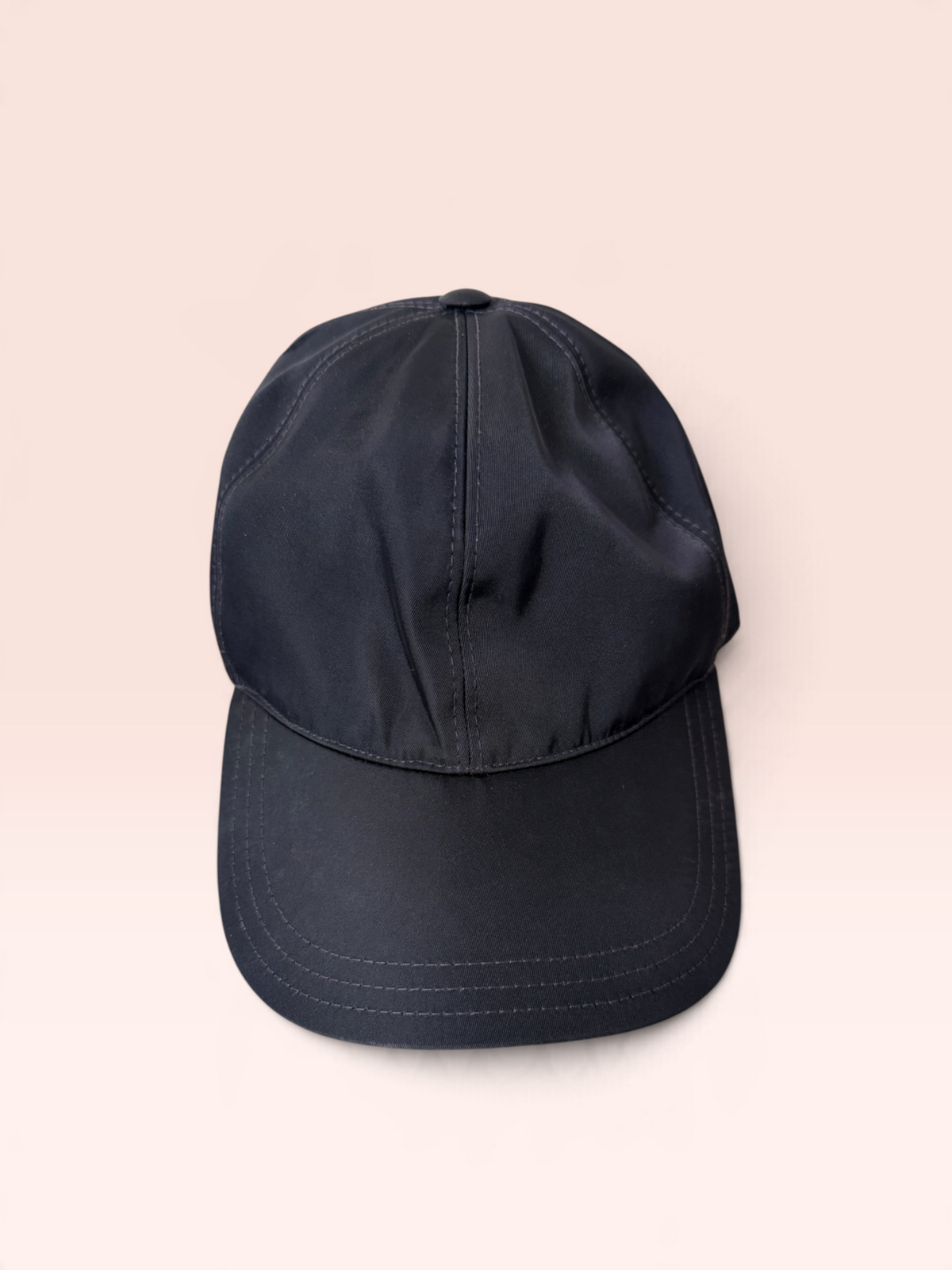 Prada Nylon Baseball Cap (Black) SIze M
