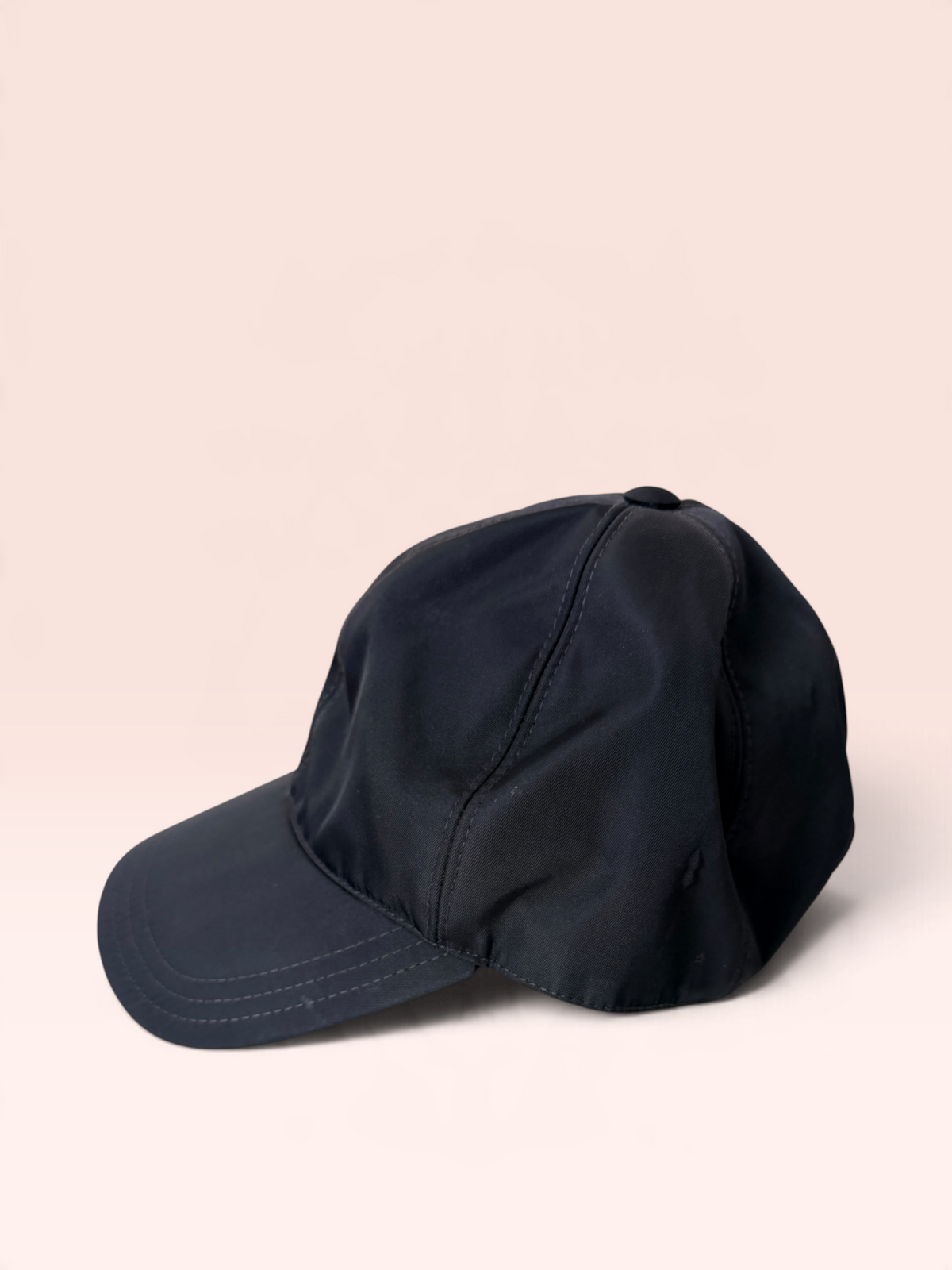 Prada Nylon Baseball Cap (Black) SIze M