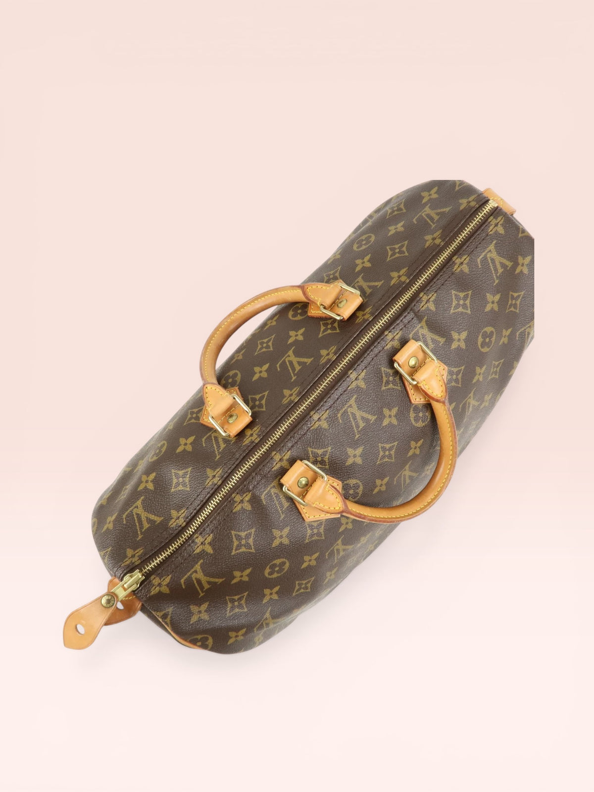 Louis Vuitton Monogram Canvas Speedy 40 1995 w/ Lock & Key