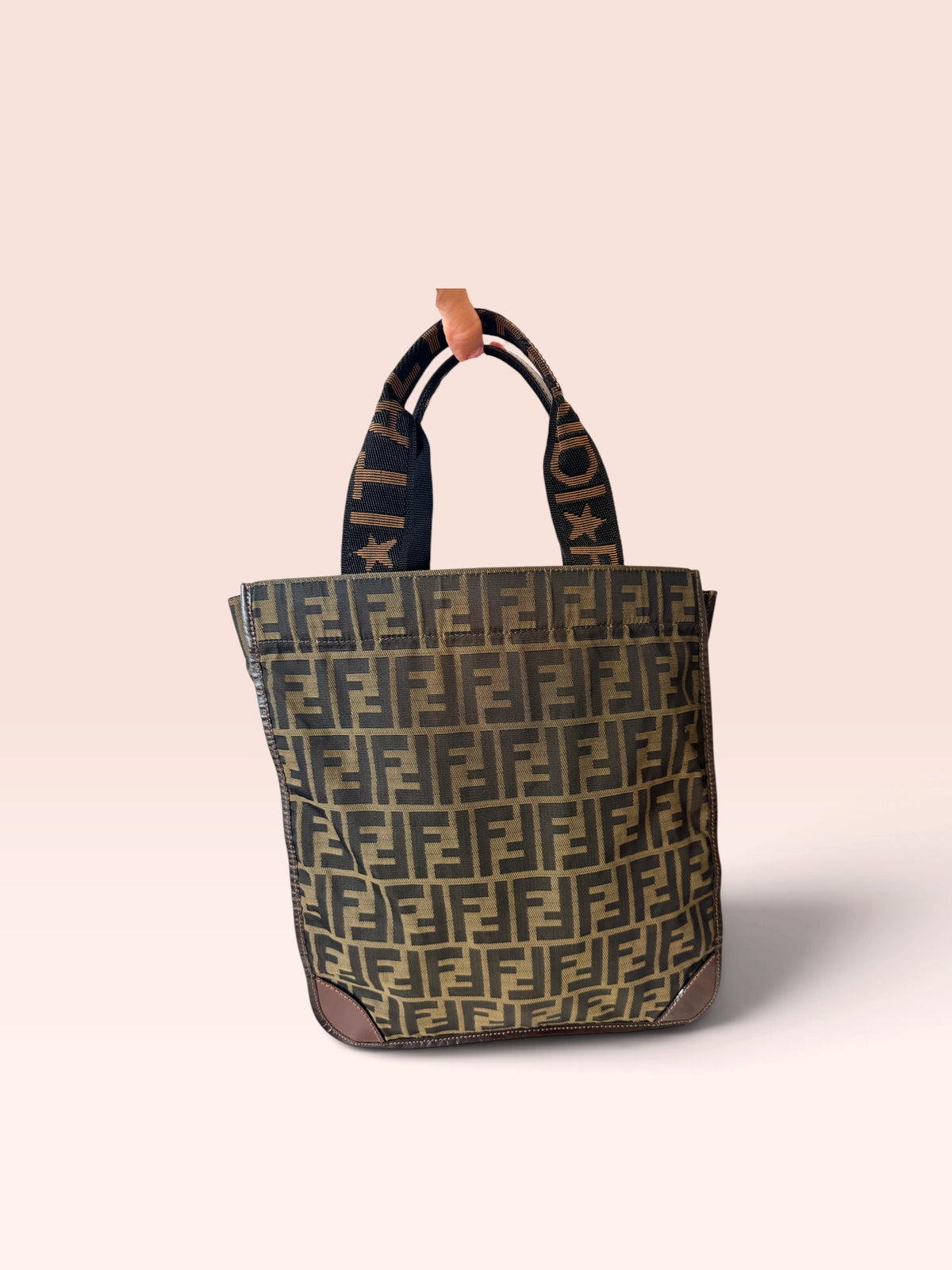 Fendi Zucca FF Vintage Foldable Tote