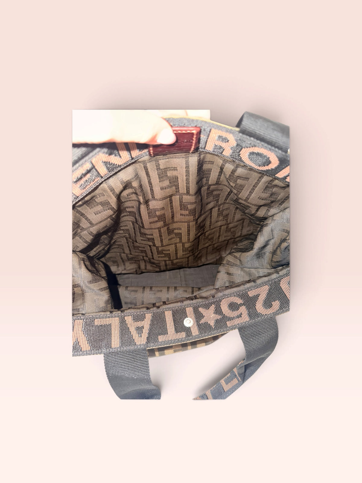 Fendi Zucca FF Vintage Foldable Tote