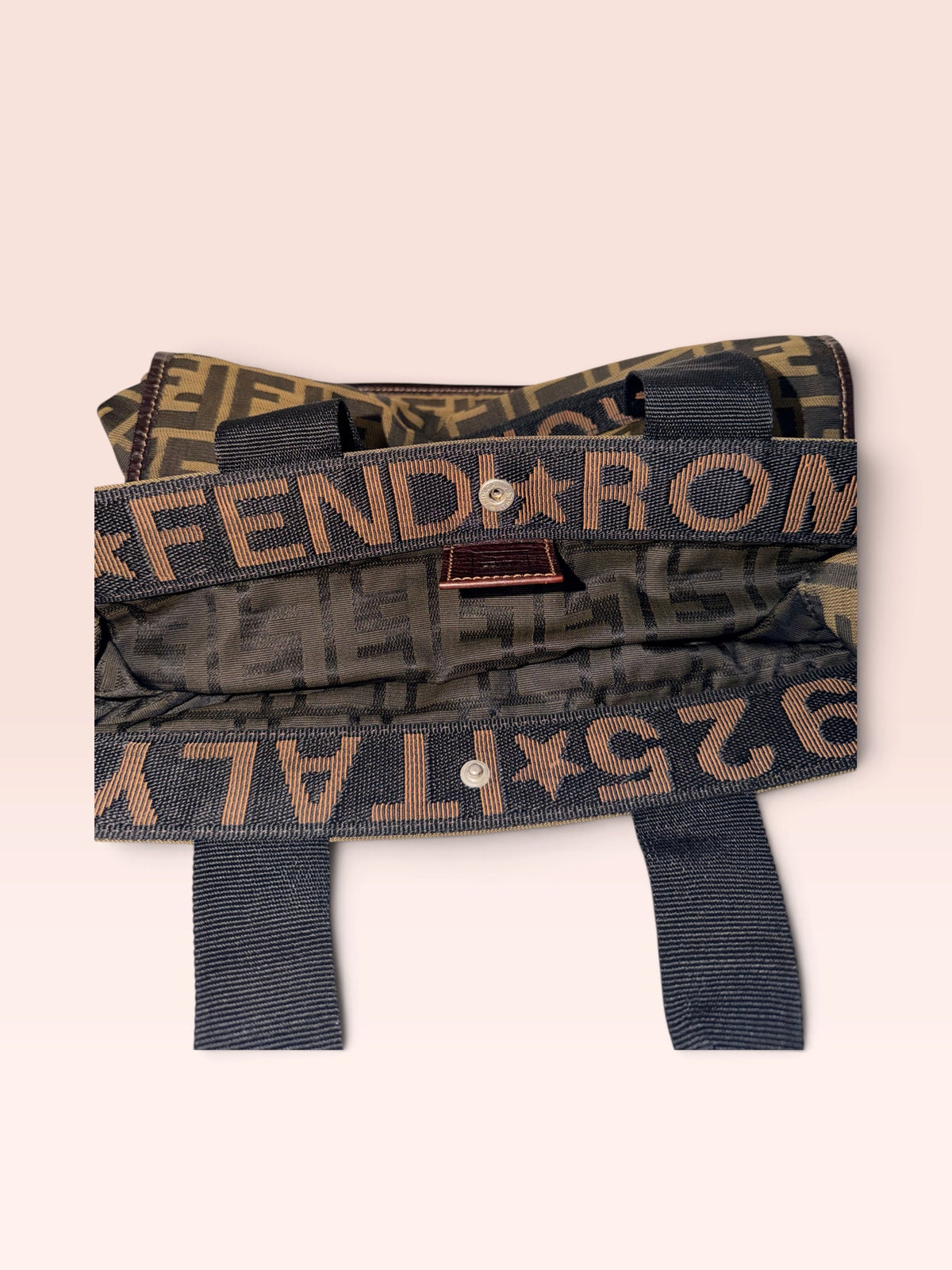 Fendi Zucca FF Vintage Foldable Tote