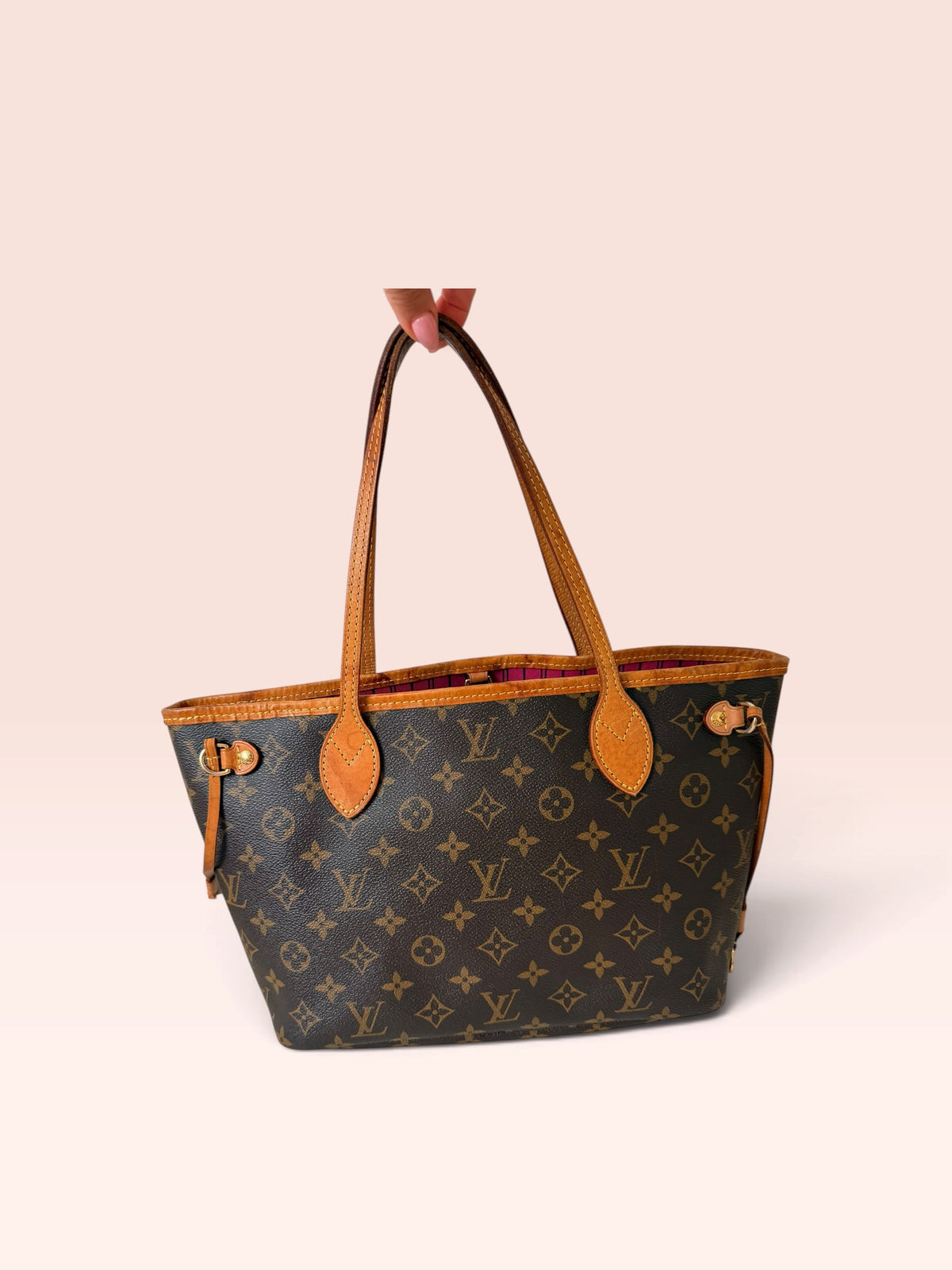 Louis Vuitton Monogram Canvas Neverful PM (Fuchsia Interior) 2000