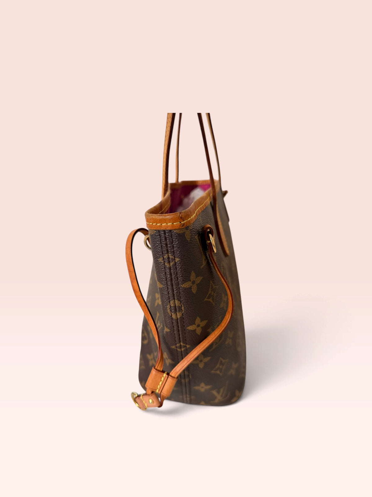Louis Vuitton Monogram Canvas Neverful PM (Fuchsia Interior) 2000