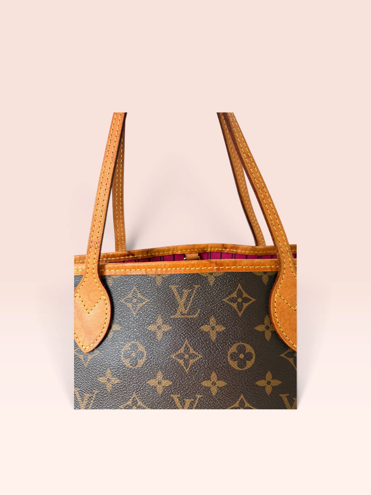 Louis Vuitton Monogram Canvas Neverful PM (Fuchsia Interior) 2000