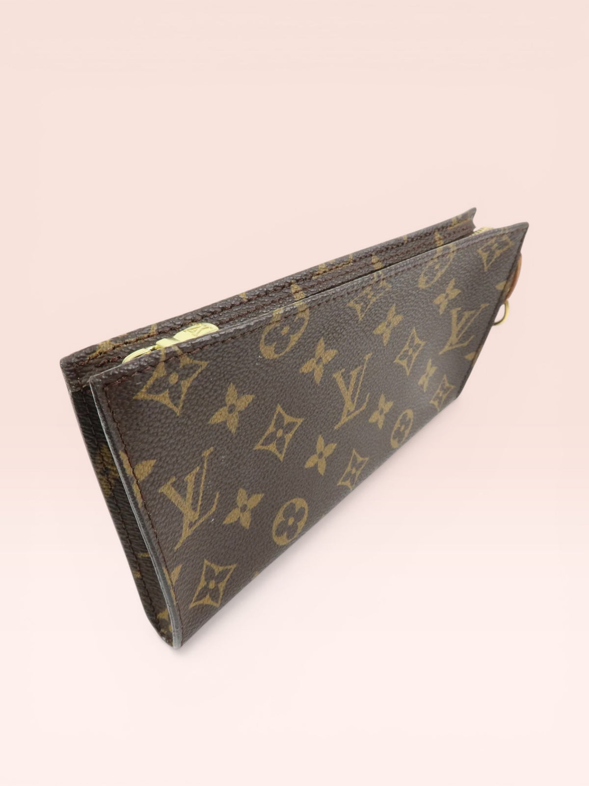 LOUIS VUITTON Monogram Canvas Bucket Pouch 2000
