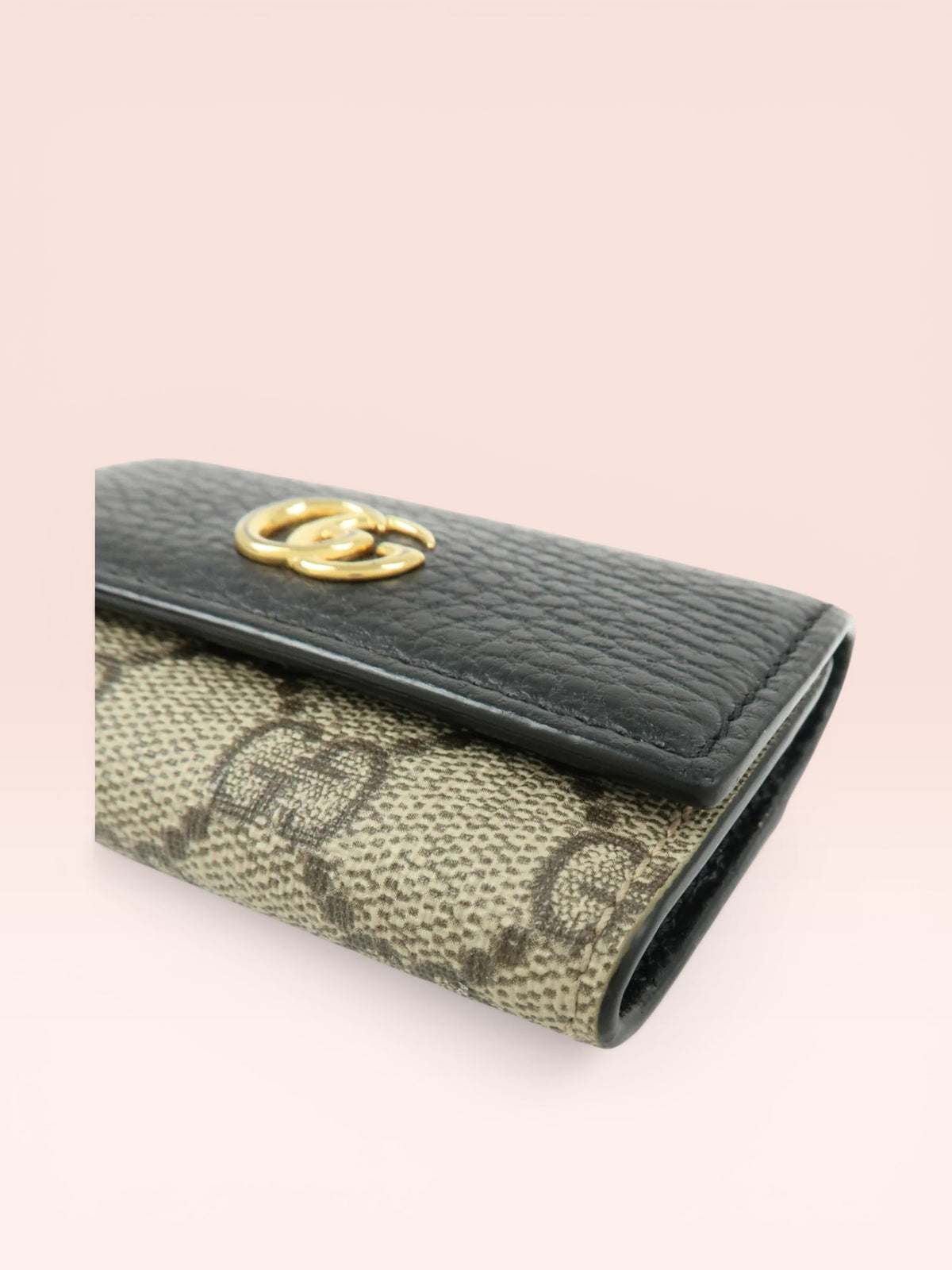 Gucci GG Marmont Canvas Leather 6 Ring Key Case