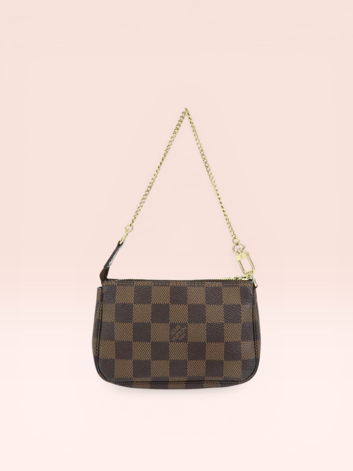Louis Vuitton Damier Ebene Canvas Mini Pochette Accessoires 2008