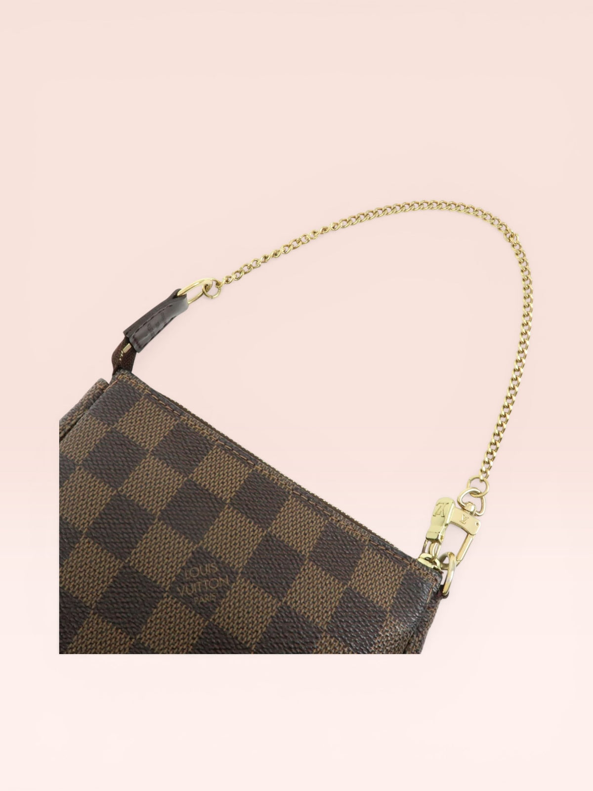 Louis Vuitton Damier Ebene Canvas Mini Pochette Accessoires 2008