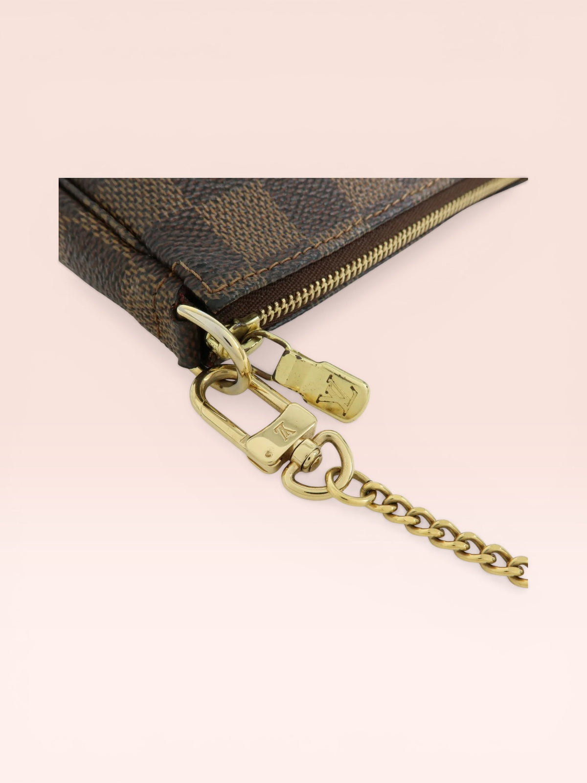 Louis Vuitton Damier Ebene Canvas Mini Pochette Accessoires 2008