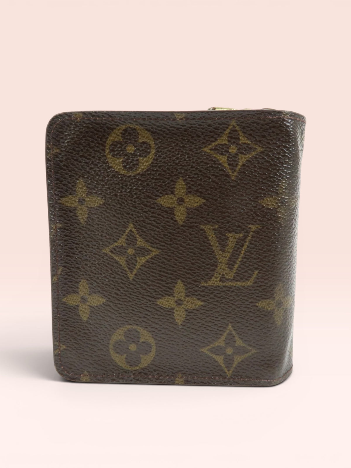 Louis Vuitton Monogram Canvas  Compact Zip Bi-fold Wallet 2001