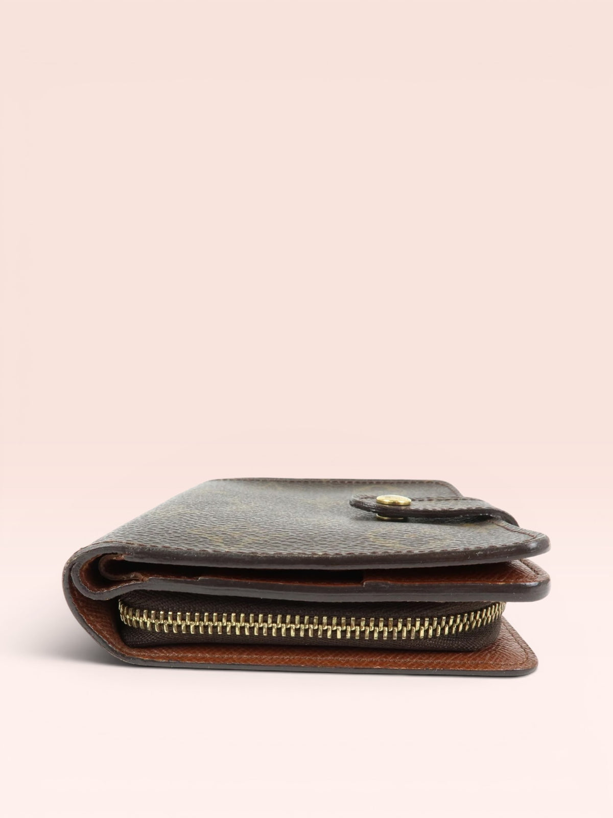 Louis Vuitton Monogram Canvas  Compact Zip Bi-fold Wallet 2001