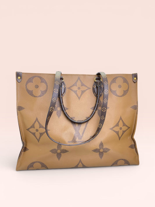 Louis Vuitton Reverse Monogram On The Go GM Tote 2019