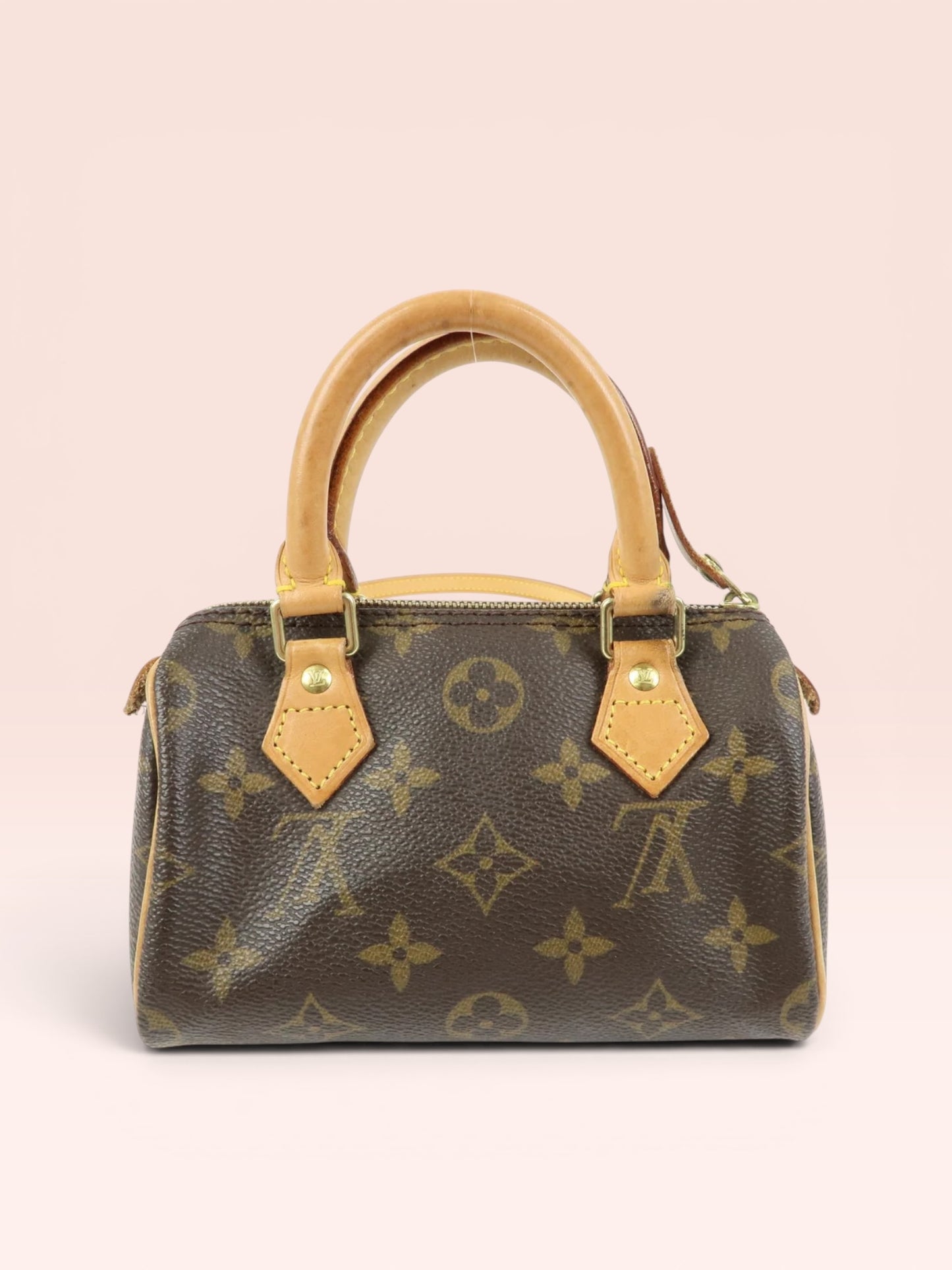Louis Vuitton Monogram Canvas Mini Speedy w/ Strap 2000
