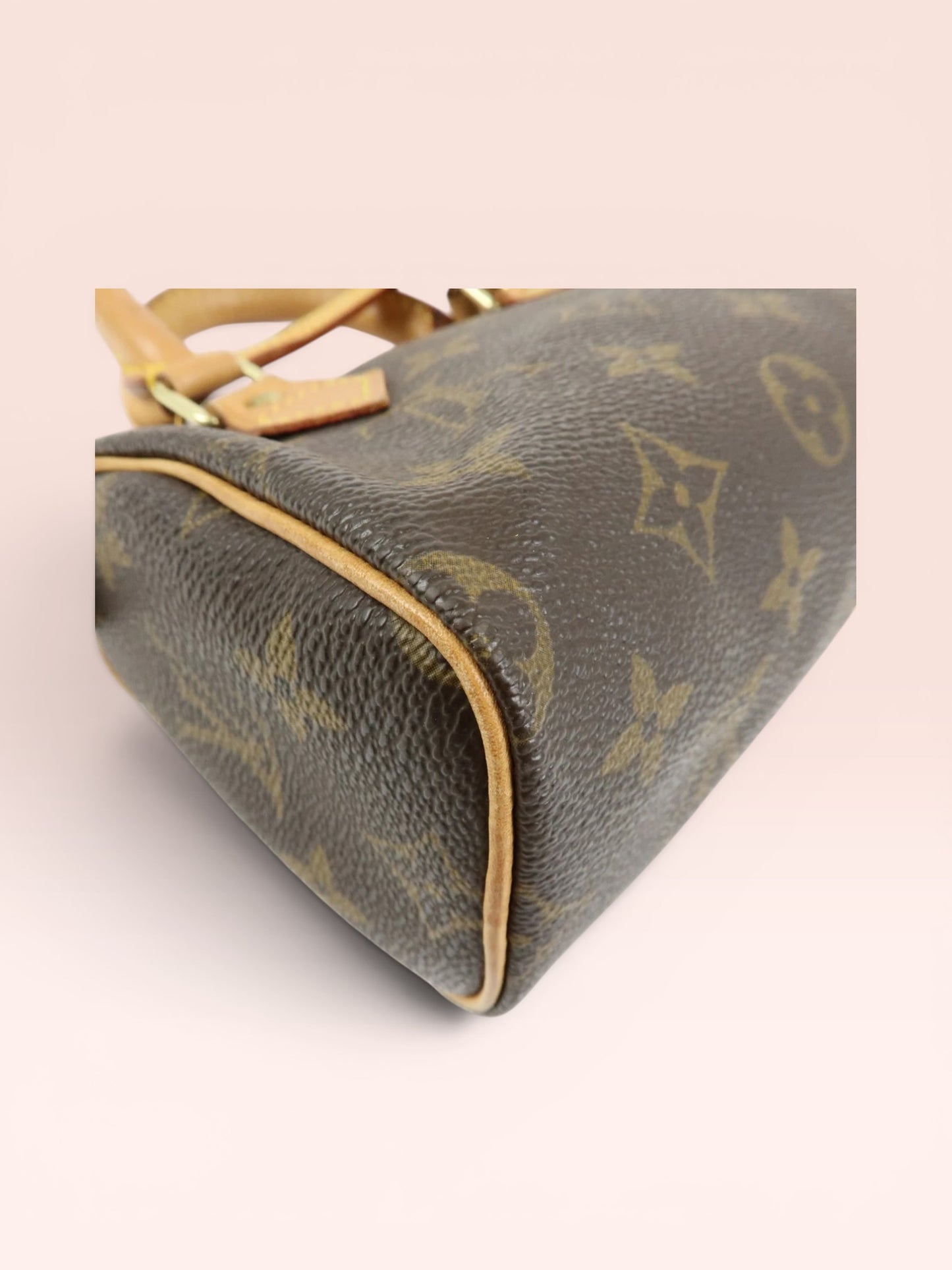 Louis Vuitton Monogram Canvas Mini Speedy w/ Strap 2000
