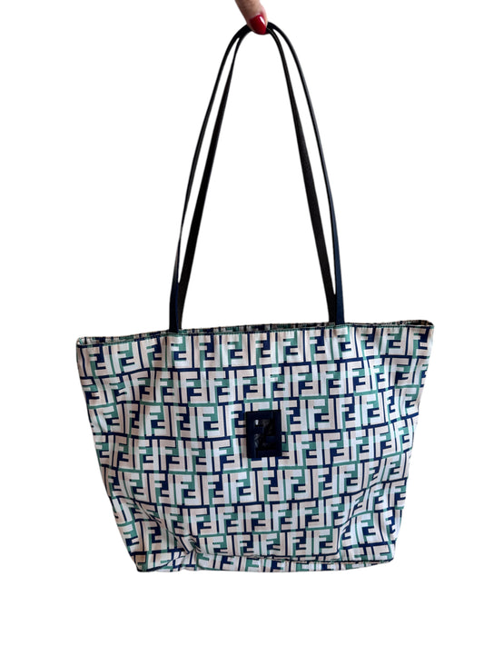 Fendi Zucca FF Logo Tote - 2000's Vintage Collection