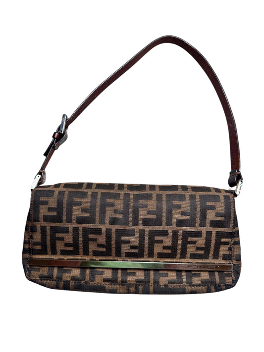 Fendi Zucca Baguette Shoulder Bag