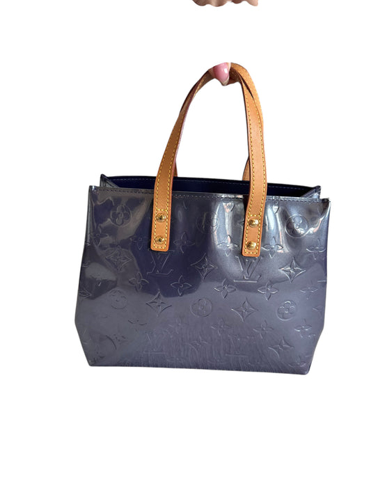 Louis Vuitton 2005 Monogram Vernis Reade PM Tote (Indigo)