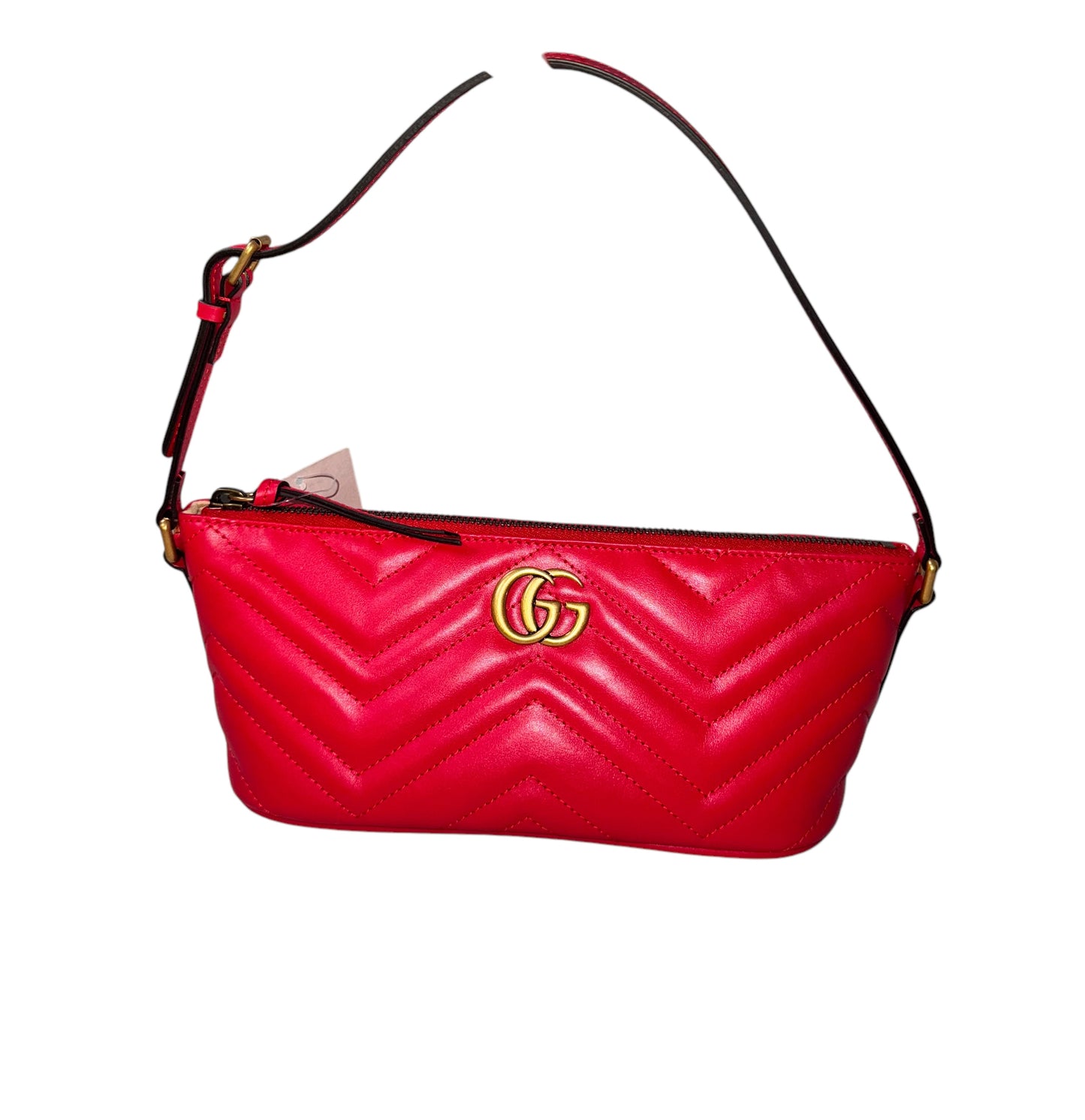 Gucci Marmont Chevron Small Shoulder Bag