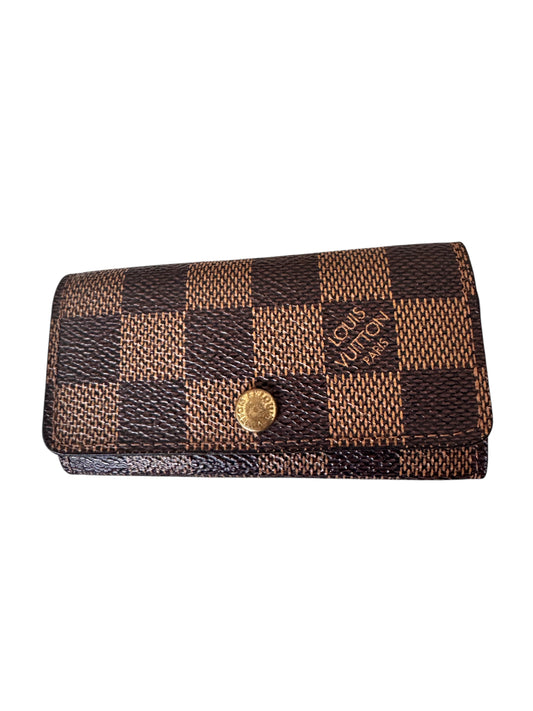 Louis Vuitton Damier Ebene Canvas 4 Key Holder 2001