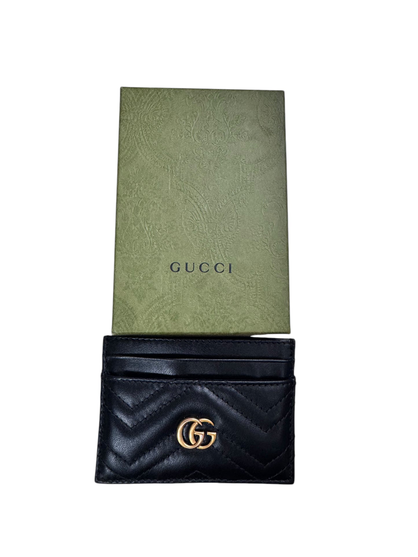 Gucci GG Marmont Card Holder Waller (Black)