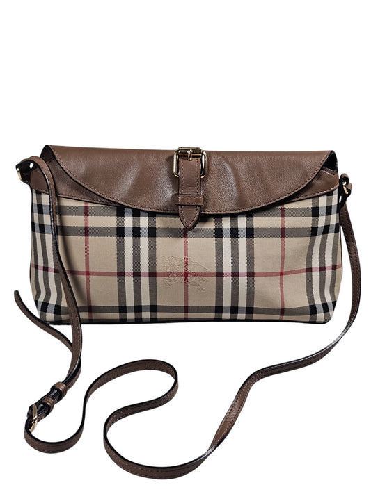 Burberry Horseferry Check Leah Crossbody Bag