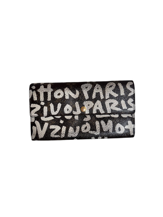 Louis Vuitton Monogram Canvas Graffiti 2001 Portefeuille Sarah Wallet  (Limited Edition)