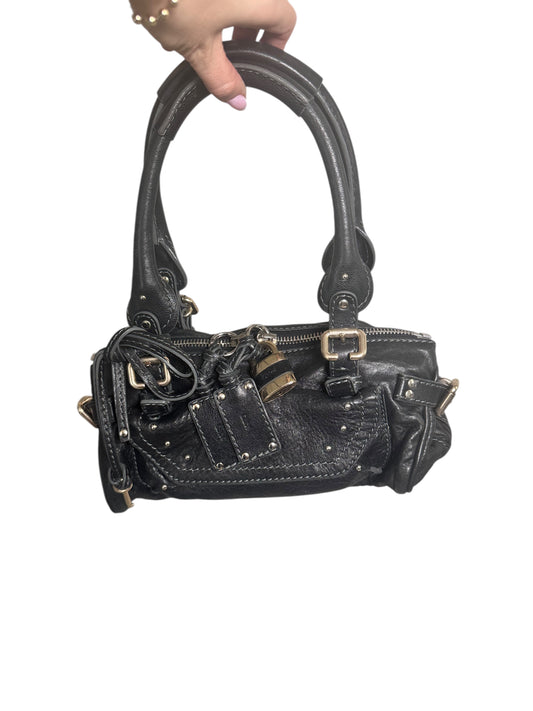 Chloe Paddington Mini Leather Boston Bag